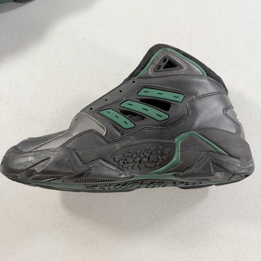 Vintage 1993 Adidas Streetball 2 Men's Basketball Shoes Black Green Size 9.5 - Picture 9 of 16